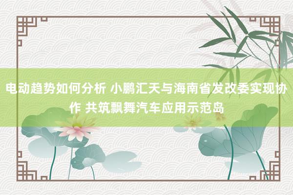 电动趋势如何分析 小鹏汇天与海南省发改委实现协作 共筑飘舞汽车应用示范岛